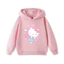 Áo Hoodie hoạt hình Hello Kitty dành cho trẻ em Áo chui đầu nhẹ hàng ngày dễ thương