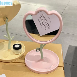 Gương trang điểm hình hoa Tulip LACYES, Gương trang điểm để bàn cổ điển dễ thương, Gương bàn một mặt có độ phân giải cao đa chức năng Phòng ngủ