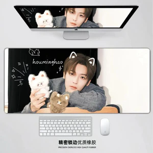 Tấm lót chuột chơi game dày đặc có Hou Minghao Photo Art Thảm để bàn chống trượt cực lớn