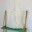 HFSHY Thêu Châu Âu Organza Túi Tote Handmade Ren Vintage Túi Xách Mua Sắm Sử Dụng Hàng Ngày Đảng Sự Kiện VN