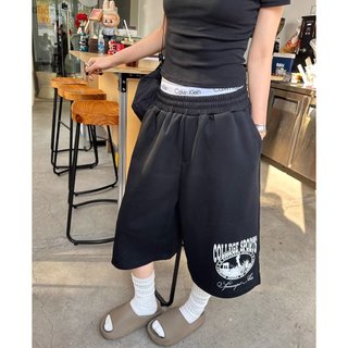 GKSSS Quần short nam phong cách Mỹ, dáng rộng trung tính