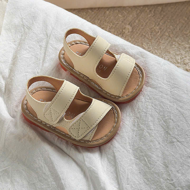 ( hàng sẵn ) sandal bé gái - dép rọ tập đi cho bé trai nhẹ có còi bíp bíp tít tít chống trượt từ 6m 2501 ( có video )