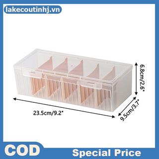 Lu Mới Trong Suốt Nhựa Hộp Bảo Quản Thẻ Tổ Chức Hộp Phân Loại Văn Phòng Phẩm tinhj