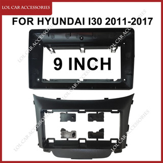 CRM-9 Inch Dành Cho Xe Hyundai i30 2011-2017 Đài Phát Thanh Ô Tô Android Stereo GPS MP5 Đầu Người Chơi Đơn Vị 2 Din Fascia Bảng Điều Khiển Vỏ Khung Bao