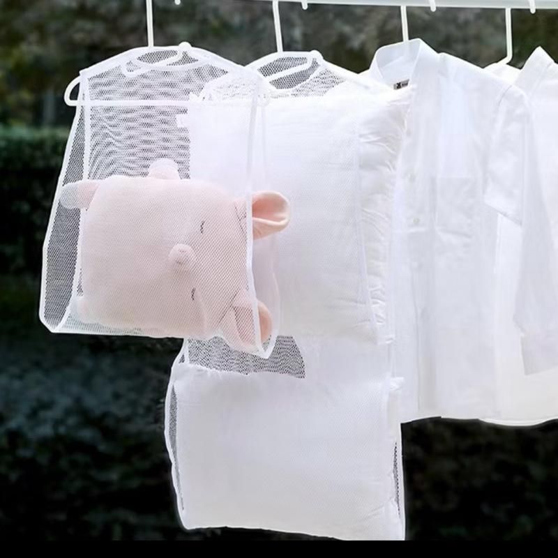 2 cái  lưới Phơi Gối Gấu Bông Tiện Lợi Đa Năng Cho Gia Đình Có Lỗ Móc Treo Tiện Lợi Sử Dụng Đa Năng Tiết Kiệm Không Gian