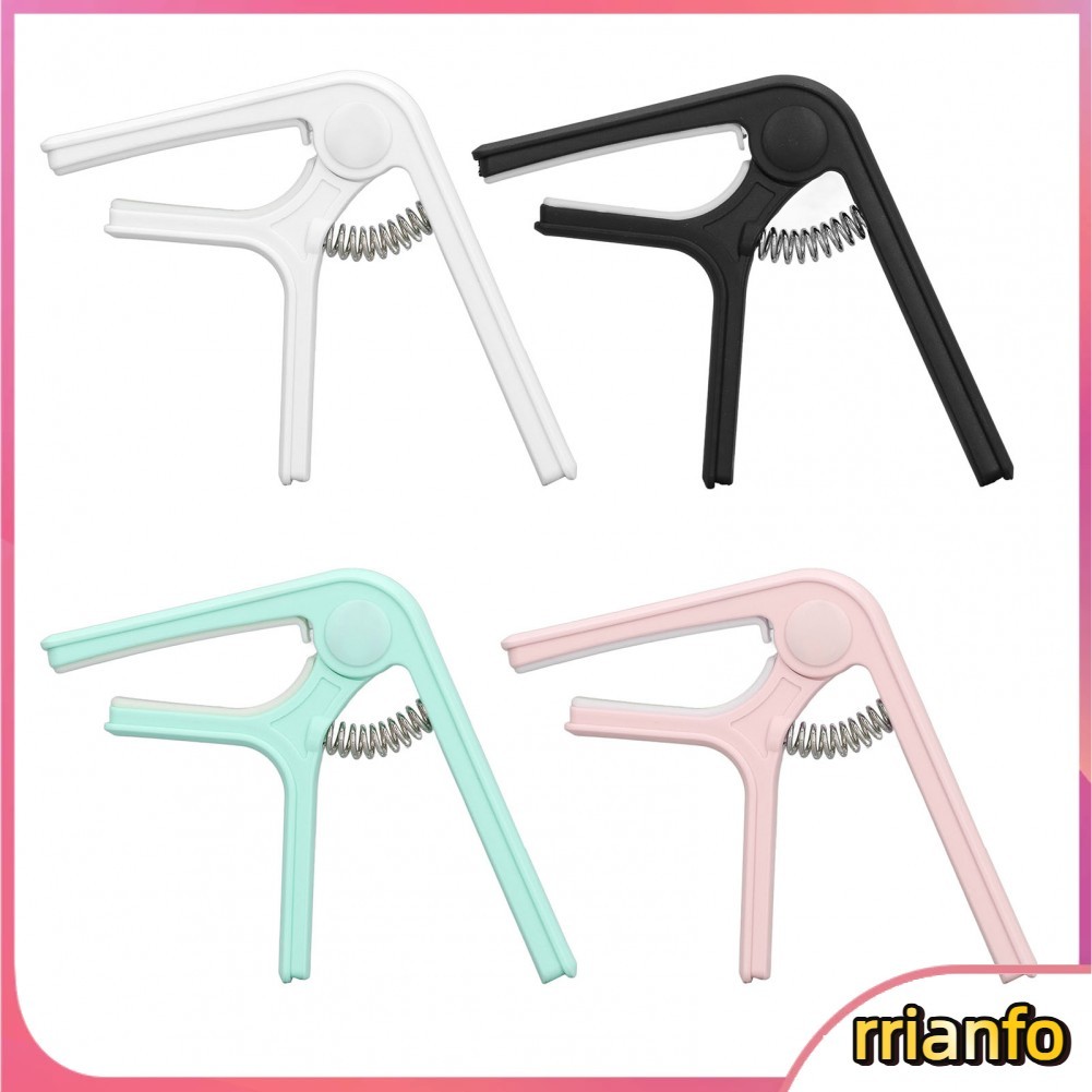 Rrianfo Acoustic Guitar Capo  Even Pressure Easy Operation for Practice