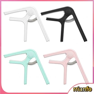 Rrianfo Acoustic Guitar Capo Even Pressure Easy Operation for Practice
