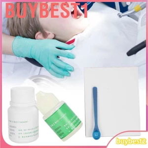 Buybest2 [Hàng mới về] Set dụng cụ trám răng gồm có bình phấn 30g + dung dịch 15ml chất lượng cao