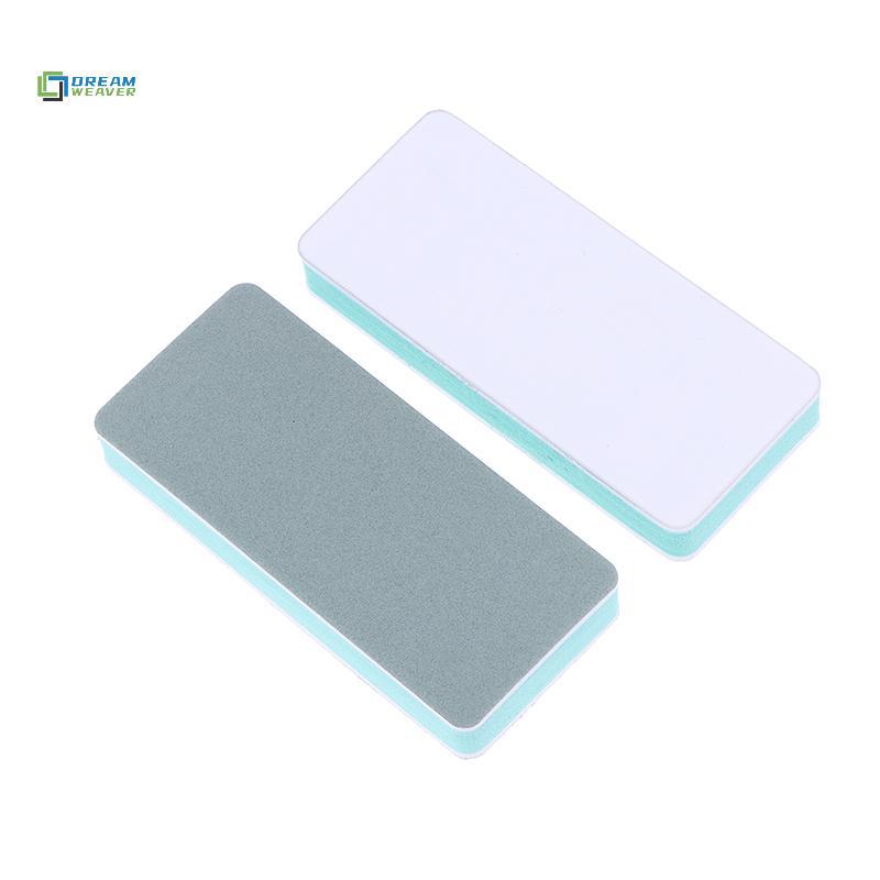 [Dream Weaver] 5 Miếng bọt biển chà nhám hai mặt 600 # & 3000 #Grit Áo chà nhám tay đa chức năng có thể tái sử dụng cho dây đeo đồng hồ Đánh bóng móng tay mới