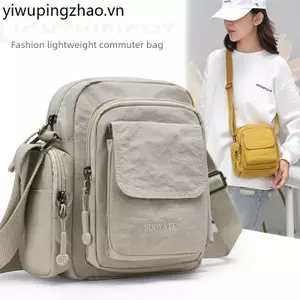 Túi đựng máy ảnh phù hợp với phiên bản Hàn Quốc Màu trơn Hợp thời trang Túi Messenger Dung tích lớn Du lịch Giải trí Mini N