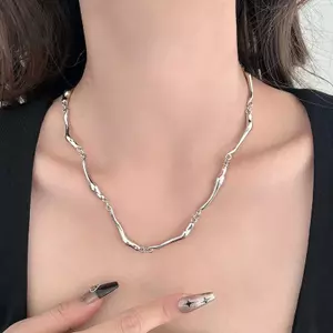 Dây Chuyền Tối Giản Màu Bạc cho Nam - Phụ Kiện Thời Trang Mina