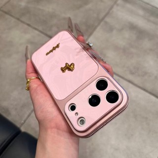 Mạ Điện Hoa Văn gợn Sóng Nước 3D Ngựa Vàng Acrylic Ốp Lưng Điện Thoại iPhone 17Promax 13 14 15 16 Pro Max 15Plus Chống Sốc Nam Nữ Vỏ Di Động
