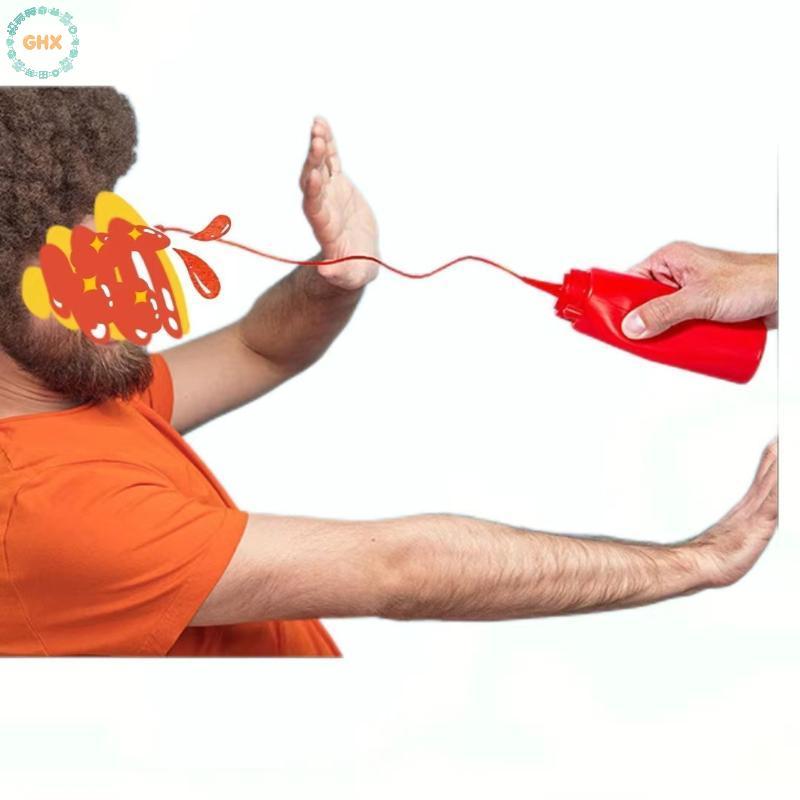 GHX Ngộ nghĩnh Mô Phỏng Sốt Cà Chua Bắn Ma Thuật Tris Fool Day Prank Đồ Chơi Giả Sốt Cà Chua Quà Tặng Bất Ngờ Cận Cảnh Đường Phố Đạo Cụ Ma Thuật VN