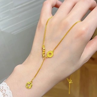Cát vàng mịn hạt tua rua vòng cổ nữ thiết kế độc đáo Disco