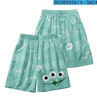 Quần short hoạt hình ba mắt ngoài hành tinh, cặp đôi, phù hợp mặc hàng ngày