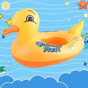 Ghế Trẻ Em Bơm Hơi Rúp Vịt Du Thuyền Lifebuoy Đồ Chơi Nước Trẻ Em Phụ Trợ Bơi Vòng Bé Học Bơi 4.7