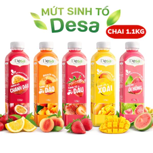 Mứt Sinh Tố Hoa Quả Desa Đậm Vị Trái Cây Tươi Chai 1.1Kg