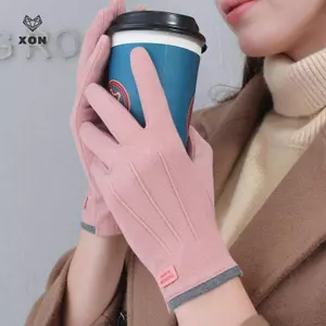 Găng tay da lộn sang trọng cho nữ - Ấm áp mùa đông, phù hợp đi xe đạp và lái xe