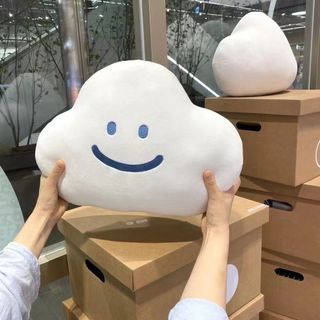 Siêu Mềm Hàn Quốc ins Ngủ Dễ Thương Đệm Đám Mây Sang Trọng Mặt Cười Influencer Ngủ Búp Bê Quà Tặng Sinh Nhật Bàn Làm Việc