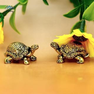 ELBBKG Đồng Nguyên Chất Rùa Tượng Vintage Đồng Rùa Tượng Để Bàn Phong Thủy Trang Trí Thu Nhỏ Trà Cổ Thú Cưng Thủ Công Quà Tặng Mới