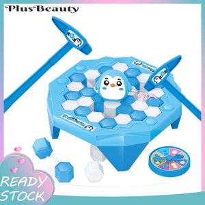 < Pluscloth > 1 Bộ Đồ Chơi Để Bàn Có Búa Thú Vị Tương Tác Cha Mẹ-Con Phát Triển Trí Tuệ Đồ Chơi Bẫy Chim Cánh Cụt Phá Băng Cho Trẻ Em