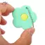 HFTOY Màu Hoa Hoạt Hình Nắp Chìa Khóa Silicon Phụ Kiện Chìa Khóa Dễ Thương Móc Chìa Khóa Thời Trang Cho Bé Gái Nữ Quà Tặng Nhăn ~