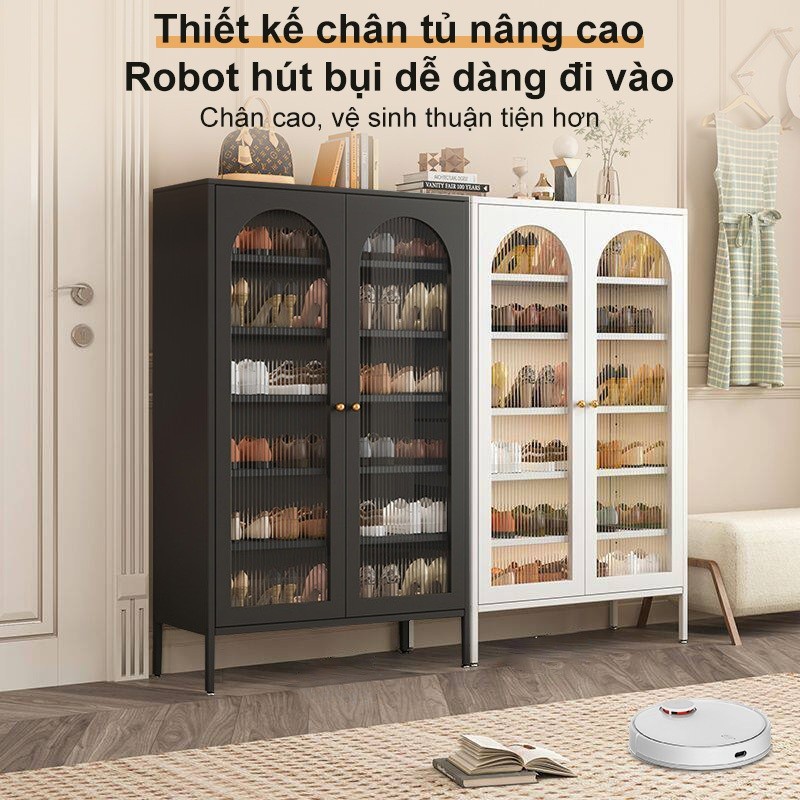 𝐎𝐥𝐢𝐟𝐞 Kệ Để Giày Dép Chống Bụi Kệ Giày Dép Nhiều Tầng Kệ Để Giày Vật Liệu Thép Cacbon Dày Kệ Để Dép Đa Năng