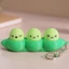 NAMA Nhựa Đậu Đáng Yêu Fidgets Móc Khóa Sáng Tạo Mô Phỏng Pea Móc Chìa Khóa Phụ Kiện Điện Thoại Và Giảm Lo Âu