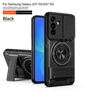 Ốp lưng Samsung Galaxy A57 A37 A17 A37 A27 A36 A26 A16 LTE 4G 5G 2026 Vỏ Vòng Từ Tính Vỏ Điện Thoại Chống Sốc Đẩy Kéo Camera Bảo Vệ Mặt Sau