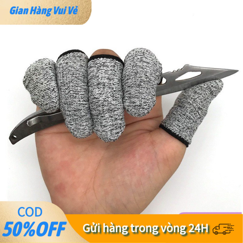 【48h】Bao ngón tay chống cắt 10 /20cái tái sử dụng, đa năng dùng trong bếp chạm khắc lắp ráp, linh hoạt không gò bó.
