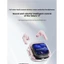 Tai nghe giảm tiếng ồn ANC không dây thực sự Air Max Tai nghe Bluetooth 5.4 LED Màn hình cảm ứng thông minh Tai nghe Bluetooth có Mic Hỗ trợ điều chỉnh trượt cho tất cả các điện thoại thông minh