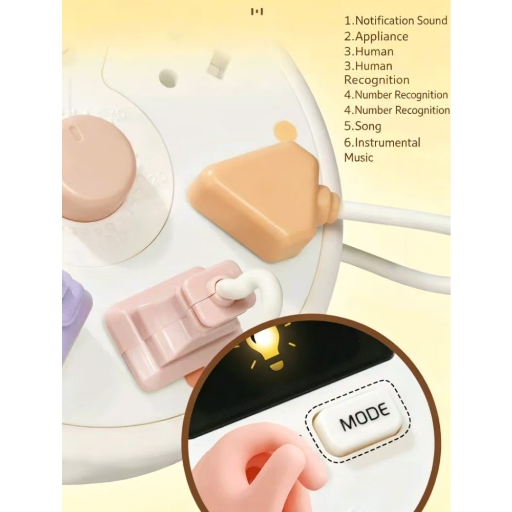 Đồ chơi bảng bận rộn Montessori, Dải nguồn đa chức năng giáo dục, Đồ chơi học tập giác quan cho trẻ mới biết đi 1-3