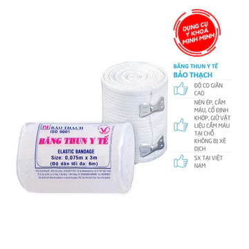 ✅ Băng Thun Y Tế Bảo Thạch | Băng Thun Cuộn