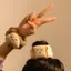 Phô Mai Bánh Mì Trang Trí, Dây Đeo Tay Chống Ẩm và Scrunchy Tóc Dệt Kim