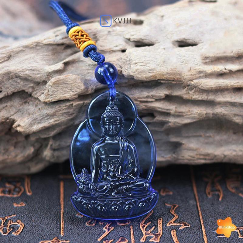 Mặt Dây Chuyền Pha Lê Tara Xanh - Bùa Hộ Mệnh Từ Văn Hóa Phật Giáo Tây Tạng - Unisex