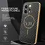 Ốp Lưng Cho Vivo V70 Elite 3D Họa Tiết Da Chống Trơn Trượt Khung Mạ Điện Thoại Chống Rơi Vỏ Bảo Vệ