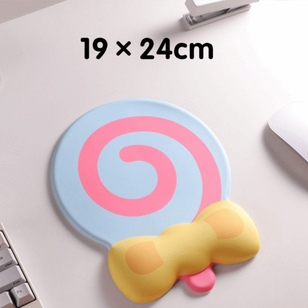 Tấm lót chuột cổ tay bằng silicon STABFOAM, Thảm để bàn chống trượt Giá đỡ bàn phím kích thước lớn, Thiết kế kẹo mút Miếng đệm bàn phím tiện dụng để sử dụng văn phòng
