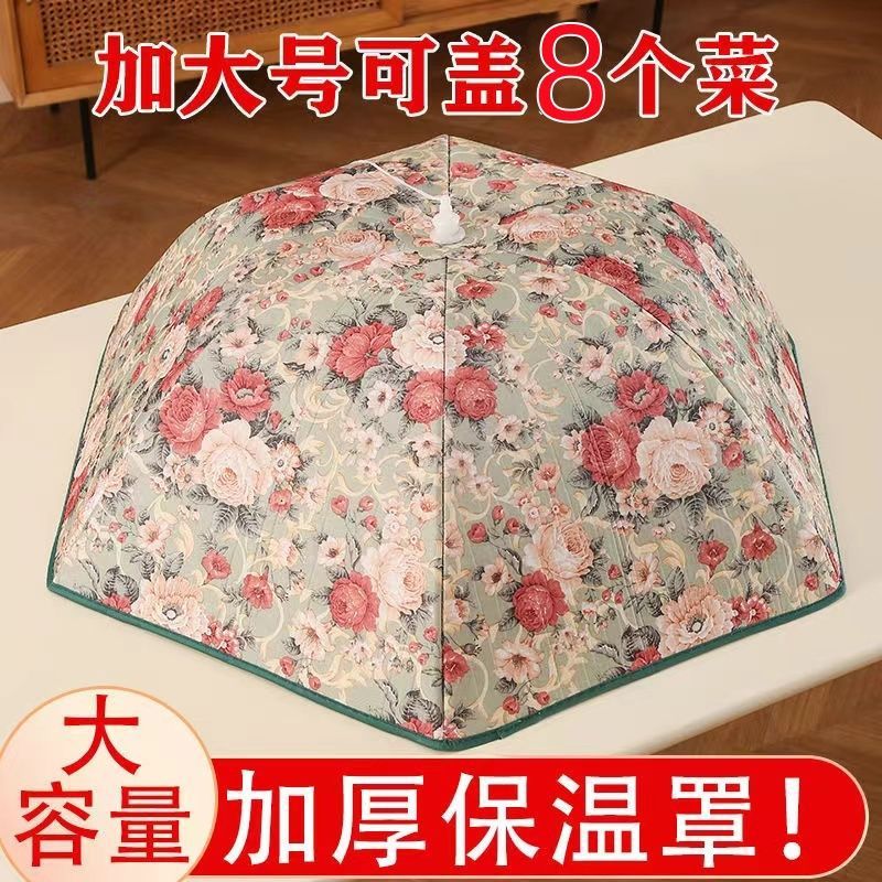 Cách Nhiệt Món Ăn Bao Bọc Món Ăn Bao Món Ăn Có Thể Gập Lại Bàn Ăn Bao Chống Bụi Ô Kích Thước Lớn Tròn Nhà Bếp Hộ Gia Đình 4.15