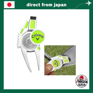 Dụng Cụ Golf Callaway 4-in-1 Divot Tool – Kèm Bàn Chải, Vệ Sinh Rãnh & Marker Nam Châm