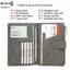 Cheenm Nam Nữ PU RFID Hộ Chiếu Bảo Vệ Hộ Chiếu Đa Chức Năng Thẻ ID Tín Dụng Ví Chống Thấm Nước Tài Liệu Kinh Doanh VN