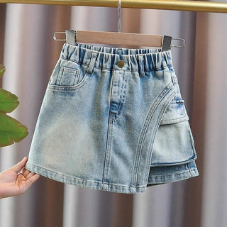 Quần short jean bé gái – Dáng chữ A năng động, túi hộp cá tính, mặc hè thoải mái