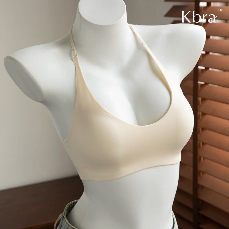 Liền Mạch Dây Quần Lót Nữ Tập Hợp Vú Nhỏ Dây Mỏng Mùa Hè Mỏng Phong Cách Đẹp Áo Ngực