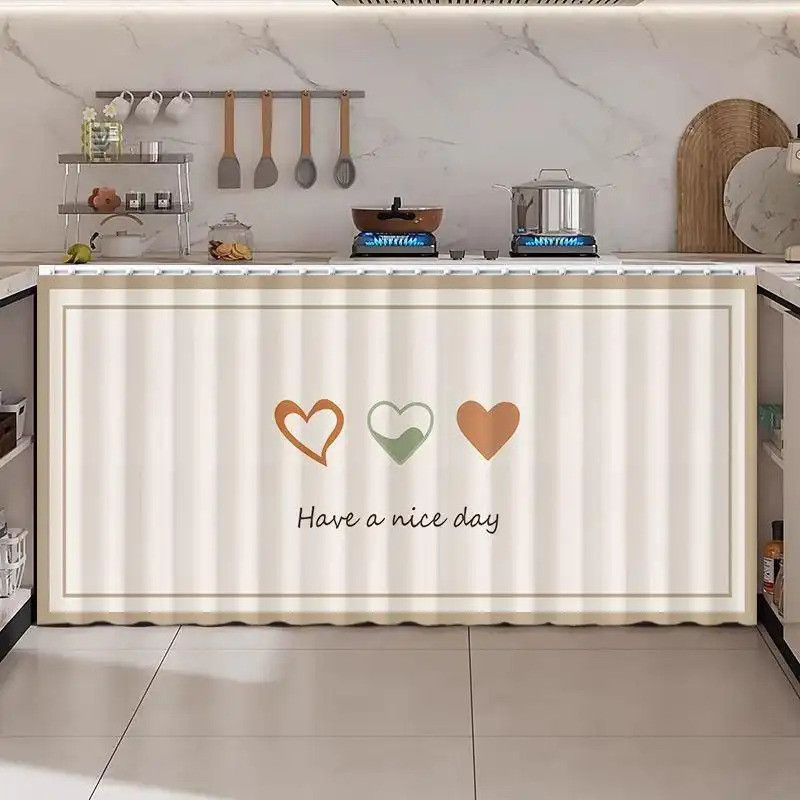 Rèm tủ có đường trượt – Phong cách tối giản Bắc Âu, Vỏ bồn rửa không khoan cho nhà bếp, ống chống bụi & ẩn