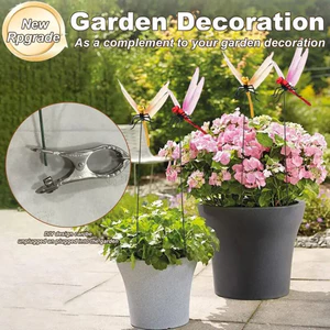 Kẹp vườn chuồn chuồn 3D PVC chống thấm nước bền bỉ để sử dụng mọi thời tiết. Trang trí tiệc sinh nhật