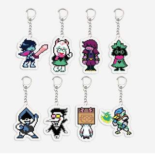Popular Game Deltarune Spamton Susie Ralsei Meme Keychains for Accessories Bag Noelle Spamton KeyringsFans Gifts G