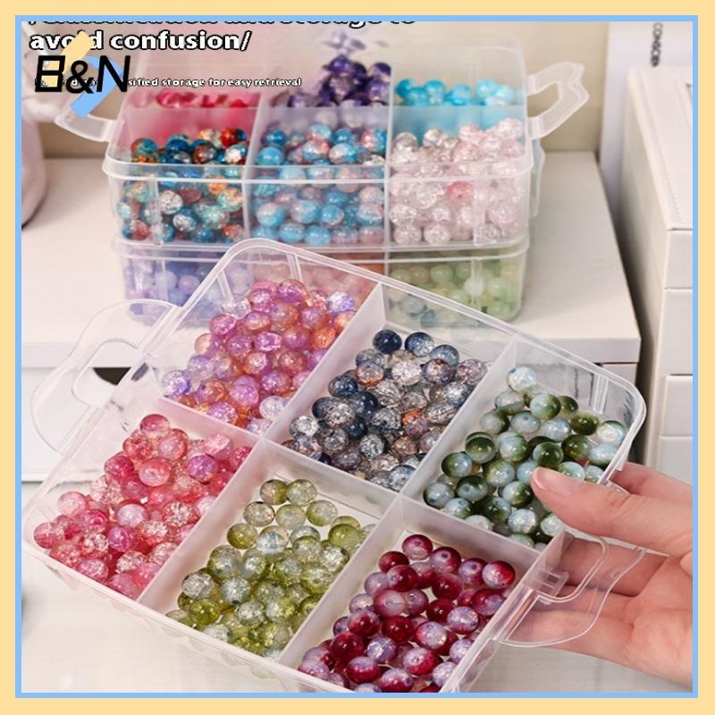 B & N 1 / 2 / 3 / 4 Tầng Trong Suốt Có Thể Điều Chỉnh Khe Cắm Ngăn Có Thể Xếp Chồng Hộp Bảo Quản Bằng Nhựa Để Sắp Xếp Đồ Chơi Phụ Kiện Trang Sức.