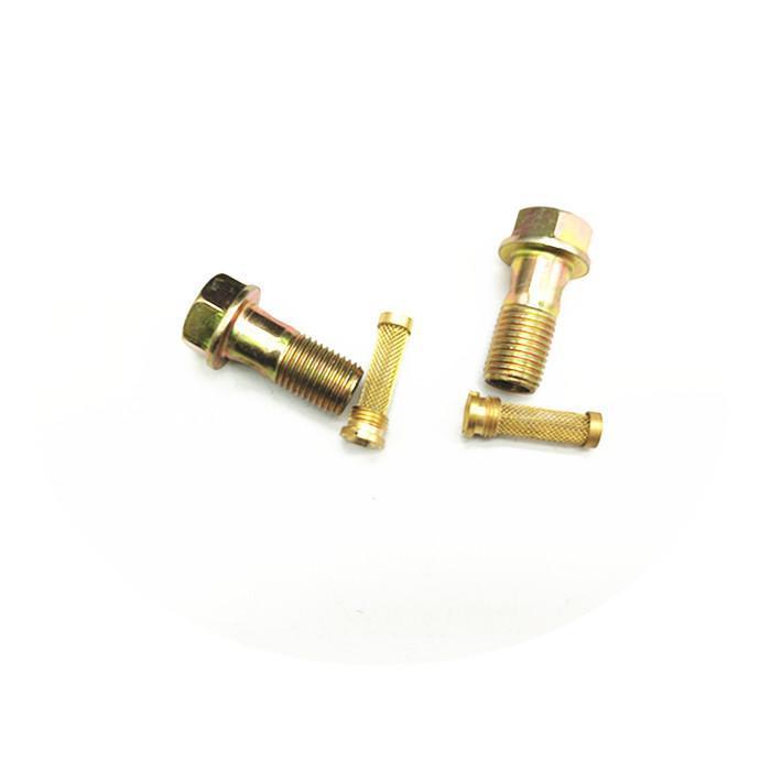 Máy bơm đầu vào dầu một lỗ Vít lục giác bên ngoài có lưới lọc Máy Diesel Ống sau dầu Reaming Khớp Bu lông áp suất dầu thủy lực