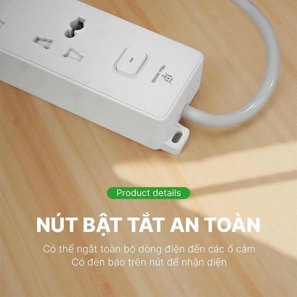 Ổ cắm điện đa năng, có USB, ổ cắm thông minh, an toàn, bền đẹp, dùng cho gia đình, văn phòng