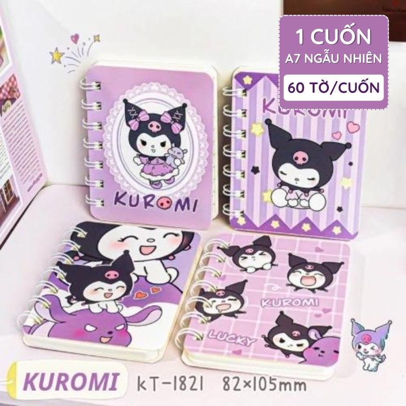 Sổ Lò Xo Cute 60 Trang vở kẻ ngang, Dễ Thương - Sổ Tay Ghi Chép Hằng Ngày Cho Học Sinh, Sinh Viên, Nhân Viên Văn Phòng