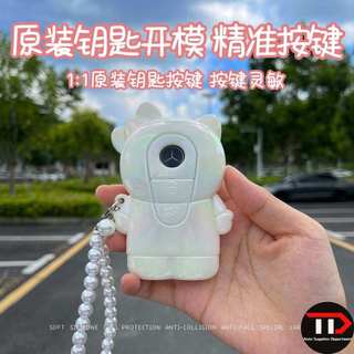 Vỏ chìa khóa ô tô silicon hoạt hình Honda Thích hợp cho Inshipai / CRV / Civic / Accord / XRV / Fit / Binzhi / Guandao